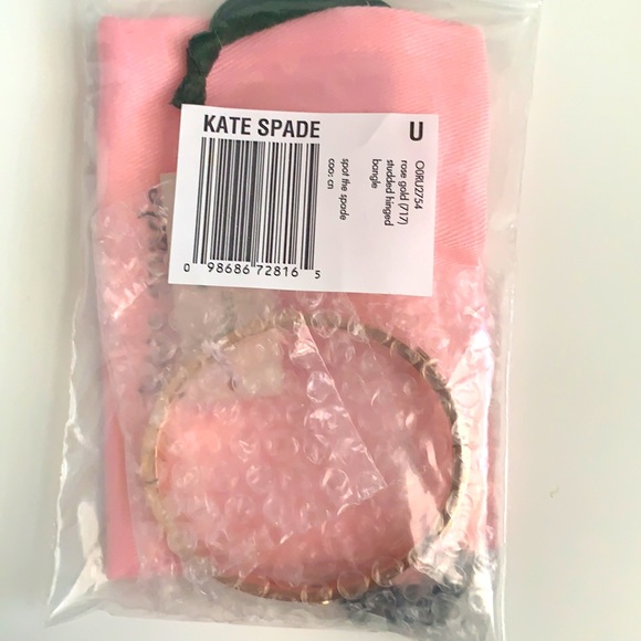 Kate Spade Spot the Spade Studded Hinged Bangle - Picture 6 of 6